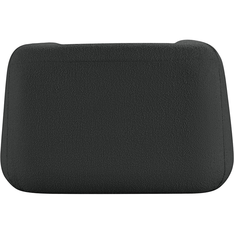 Meridian Abbington Black Boucle Fabric Chair IMAGE 6