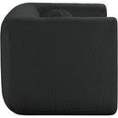 Meridian Abbington Black Boucle Fabric Chair IMAGE 8