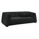 Meridian Abbington Black Boucle Fabric Sofa IMAGE 18