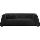 Meridian Abbington Black Boucle Fabric Sofa IMAGE 4