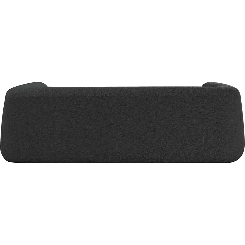 Meridian Abbington Black Boucle Fabric Sofa IMAGE 6