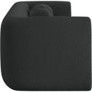 Meridian Abbington Black Boucle Fabric Sofa IMAGE 8