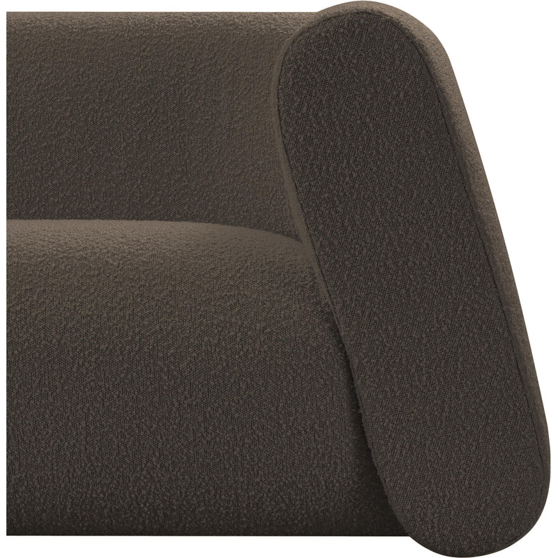 Meridian Abbington Brown Boucle Fabric Chair IMAGE 11