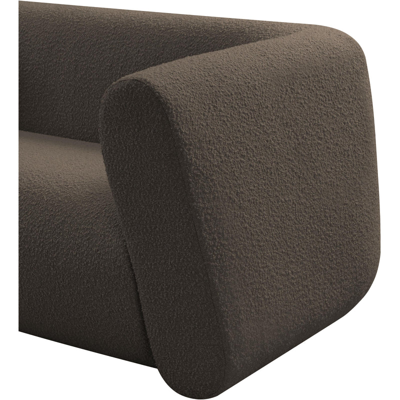 Meridian Abbington Brown Boucle Fabric Chair IMAGE 12
