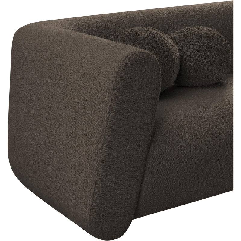 Meridian Abbington Brown Boucle Fabric Chair IMAGE 13