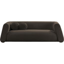 Meridian Abbington Brown Boucle Fabric Sofa IMAGE 4