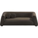 Meridian Abbington Brown Boucle Fabric Sofa IMAGE 5