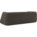 Meridian Abbington Brown Boucle Fabric Sofa IMAGE 7