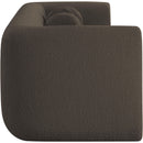 Meridian Abbington Brown Boucle Fabric Sofa IMAGE 8