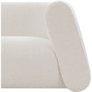 Meridian Abbington Cream Boucle Fabric Chair IMAGE 11