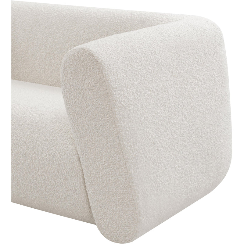 Meridian Abbington Cream Boucle Fabric Chair IMAGE 12