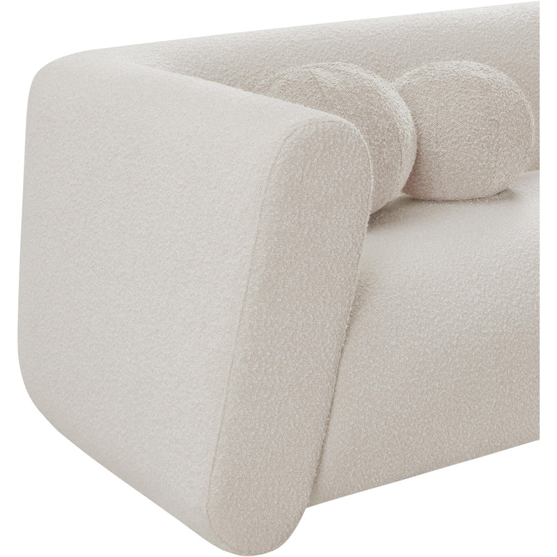 Meridian Abbington Cream Boucle Fabric Chair IMAGE 13