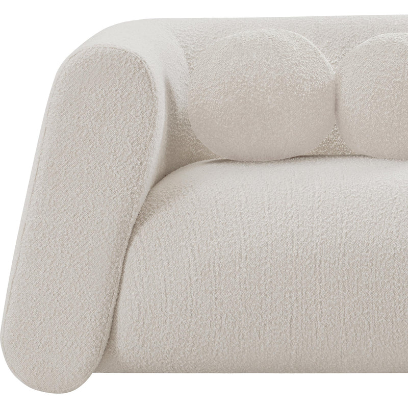 Meridian Abbington Cream Boucle Fabric Chair IMAGE 9