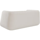 Meridian Abbington Cream Boucle Fabric Loveseat IMAGE 7