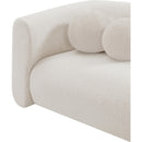 Meridian Abbington Cream Boucle Fabric Sofa IMAGE 10