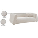 Meridian Abbington Cream Boucle Fabric Sofa IMAGE 19
