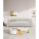 Meridian Abbington Cream Boucle Fabric Sofa IMAGE 2