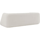 Meridian Abbington Cream Boucle Fabric Sofa IMAGE 7