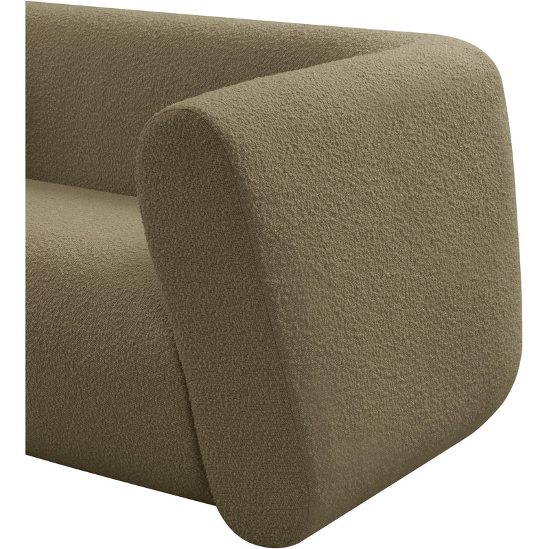 Meridian Abbington Olive Boucle Fabric Chair IMAGE 12