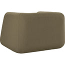 Meridian Abbington Olive Boucle Fabric Chair IMAGE 7