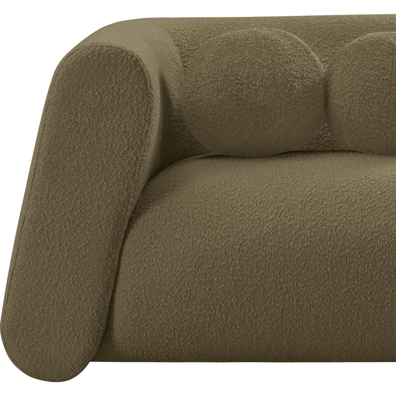 Meridian Abbington Olive Boucle Fabric Chair IMAGE 9