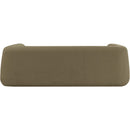 Meridian Abbington Olive Boucle Fabric Sofa IMAGE 6