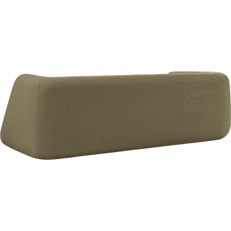 Meridian Abbington Olive Boucle Fabric Sofa IMAGE 7