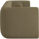 Meridian Abbington Olive Boucle Fabric Sofa IMAGE 8