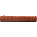 Meridian Quinn Cognac Chenille Fabric Modular Sectional IMAGE 3