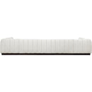 Meridian Quinn Cream Chenille Fabric Modular Sectional IMAGE 3