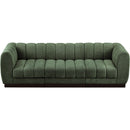Meridian Quinn Green Chenille Fabric Modular Sofa IMAGE 5
