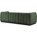 Meridian Quinn Green Chenille Fabric Modular Sofa IMAGE 6