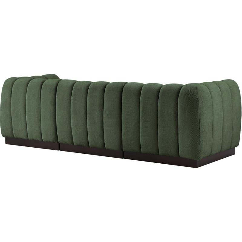 Meridian Quinn Green Chenille Fabric Modular Sofa IMAGE 6