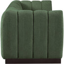 Meridian Quinn Green Chenille Fabric Modular Sofa IMAGE 7