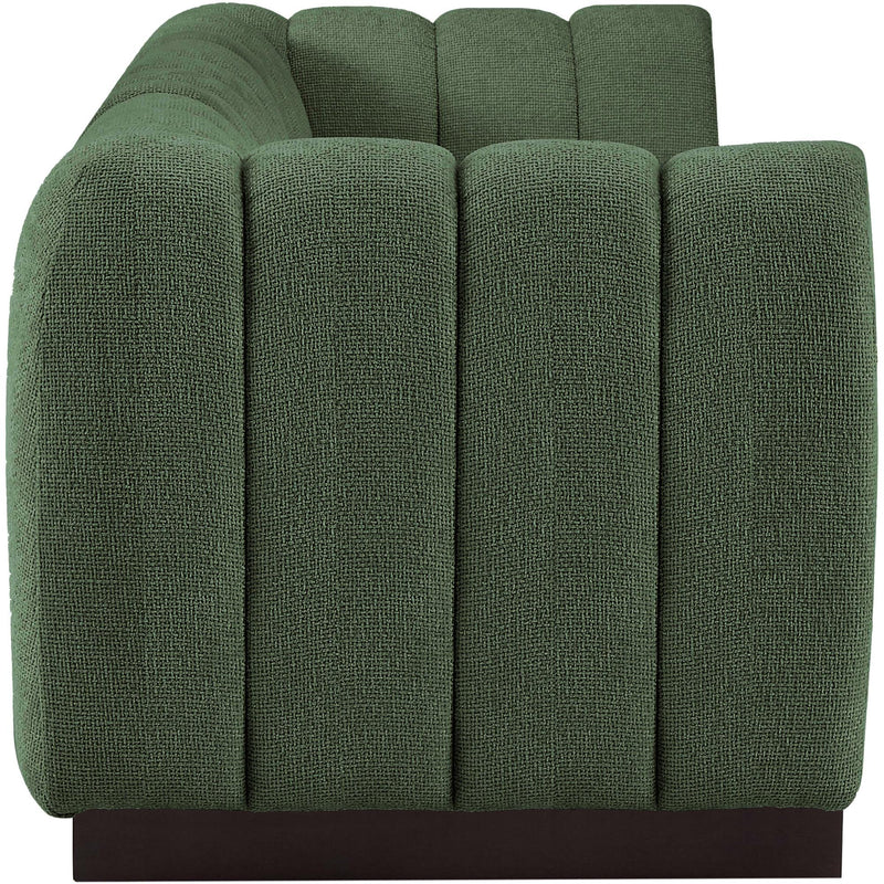 Meridian Quinn Green Chenille Fabric Modular Sofa IMAGE 7