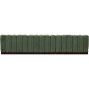 Meridian Quinn Green Chenille Fabric Modular Sofa IMAGE 3