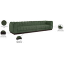 Meridian Quinn Green Chenille Fabric Modular Sofa IMAGE 11