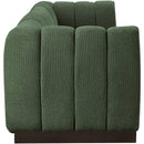 Meridian Quinn Green Chenille Fabric Modular Sofa IMAGE 7