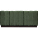 Meridian Quinn Green Chenille Fabric Modular Sofa IMAGE 3