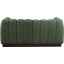 Meridian Quinn Green Chenille Fabric Modular Sofa IMAGE 3