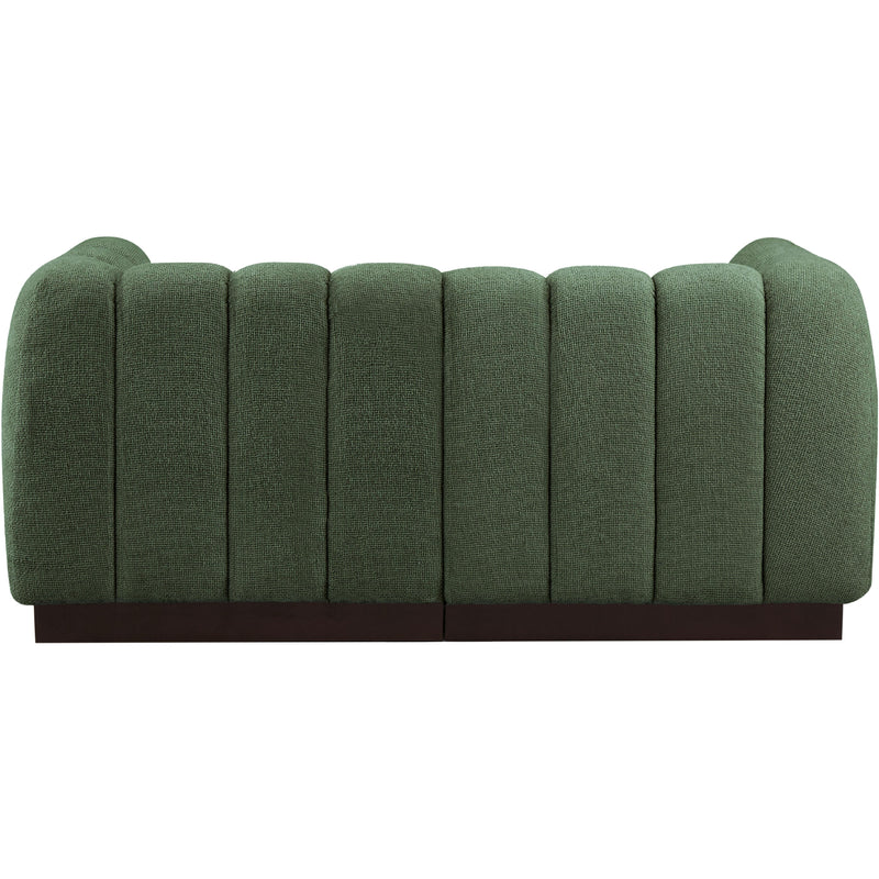 Meridian Quinn Green Chenille Fabric Modular Sofa IMAGE 3