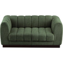 Meridian Quinn Green Chenille Fabric Modular Sofa IMAGE 5