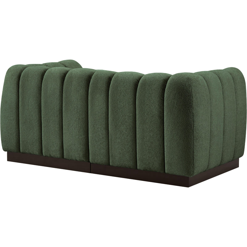 Meridian Quinn Green Chenille Fabric Modular Sofa IMAGE 6