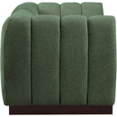Meridian Quinn Green Chenille Fabric Modular Sofa IMAGE 7
