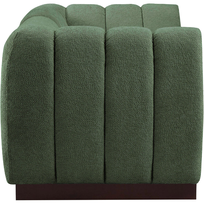 Meridian Quinn Green Chenille Fabric Modular Sofa IMAGE 7
