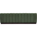 Meridian Quinn Green Chenille Fabric Modular Sofa IMAGE 3