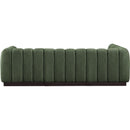 Meridian Quinn Green Chenille Fabric Modular Sectional IMAGE 3