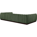 Meridian Quinn Green Chenille Fabric Modular Sectional IMAGE 6