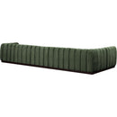 Meridian Quinn Green Chenille Fabric Modular Sectional IMAGE 6