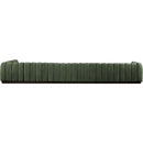 Meridian Quinn Green Chenille Fabric Modular Sectional IMAGE 3